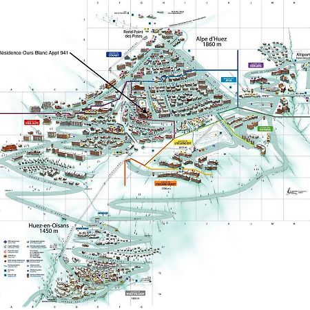 Studio 941-Particulier-Residence L'Ours Blanc-Alpe D'Huez-Centre Station Екстериор снимка